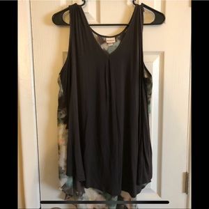 Merona Gray and Multicolor Tank